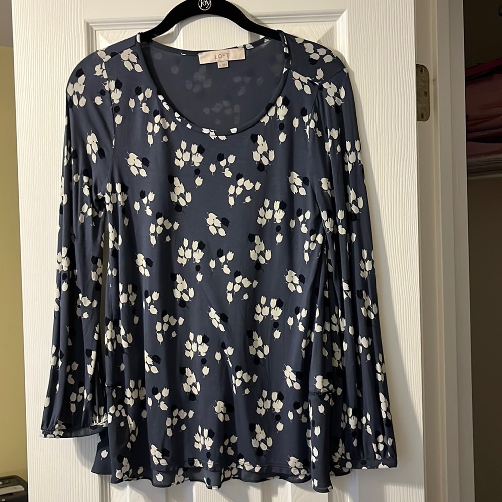 Loft floral blouse